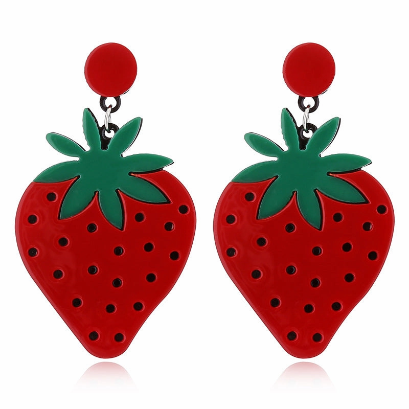 Wholesale Acrylic Fruit Earrings