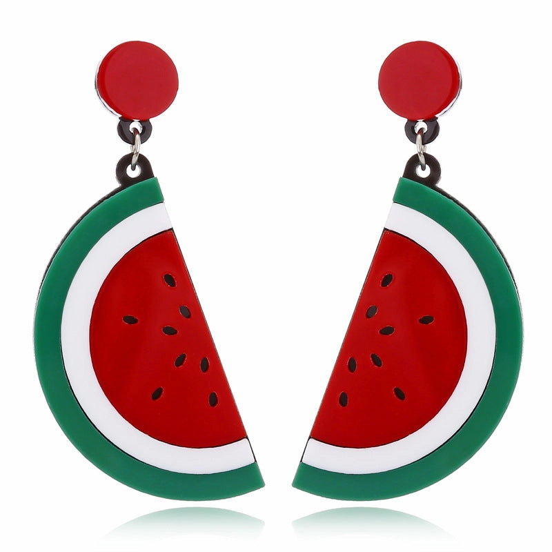 Wholesale Acrylic Fruit Earrings