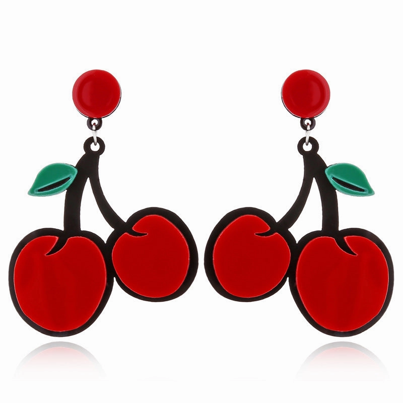 Wholesale Acrylic Fruit Earrings