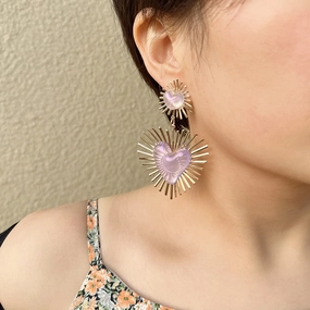 Wholesale Acrylic Love Earrings