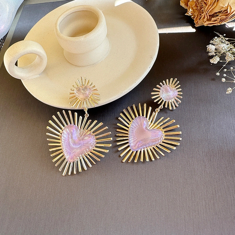 Wholesale Acrylic Love Earrings