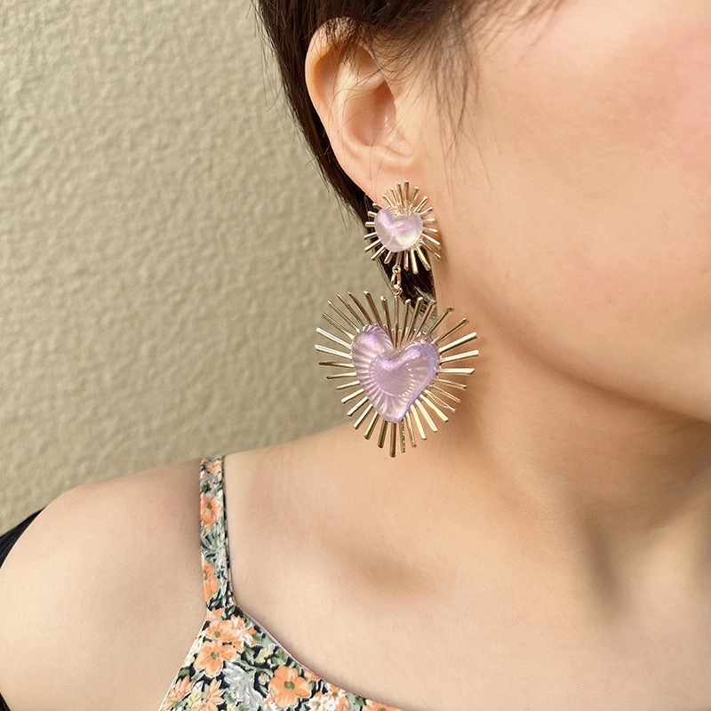 Wholesale Acrylic Love Earrings