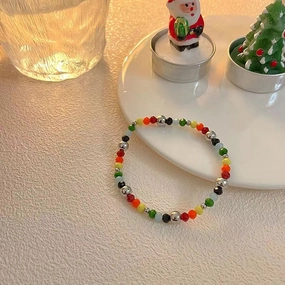 Wholesale Acrylic Rainbow Beads Bracelet