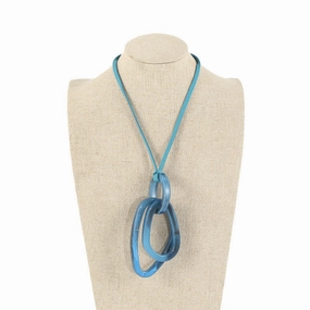 Wholesale Acrylic Resin Geometric Pendant Necklace