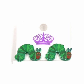 Wholesale Acrylic Sheet Personality Cartoon Animal Caterpillar Earrings