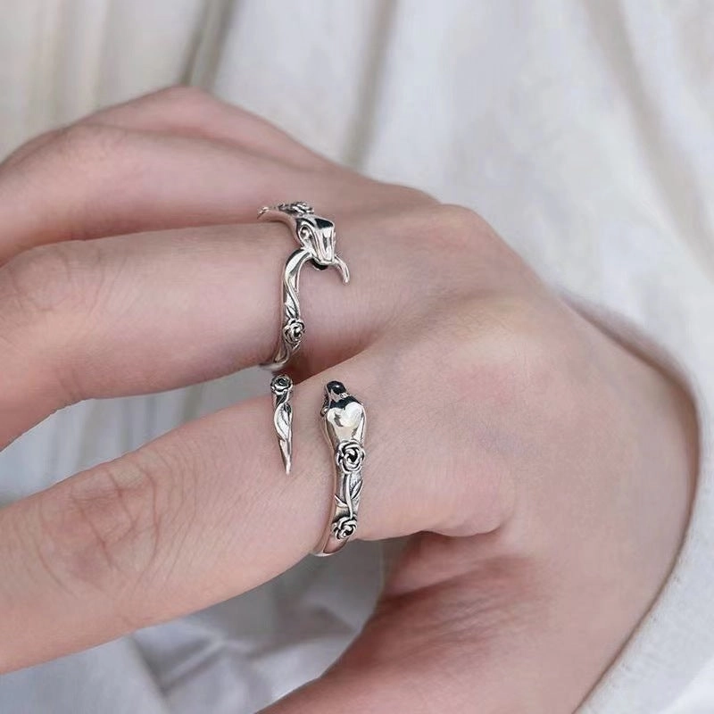 Wholesale Adjustable Snake Shaped Metal Rings