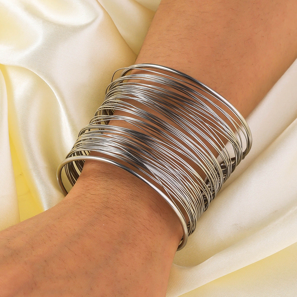 Wholesale Adjustable Stainless Steel Titanium Plated 18k Genuine Gold Personalized Bracelet