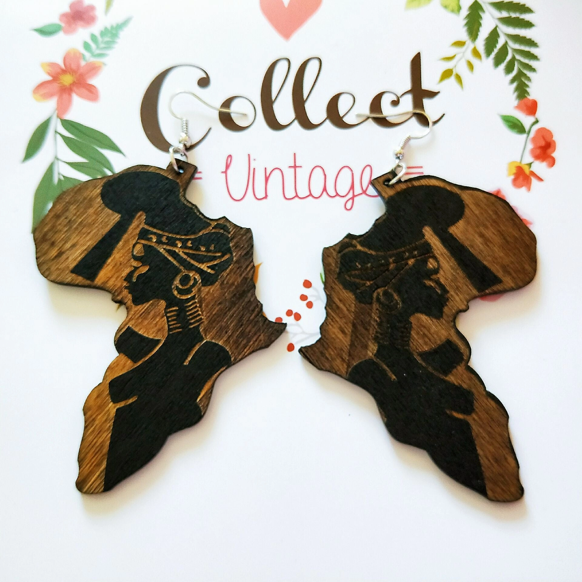Wholesale African Series Wood Earrings