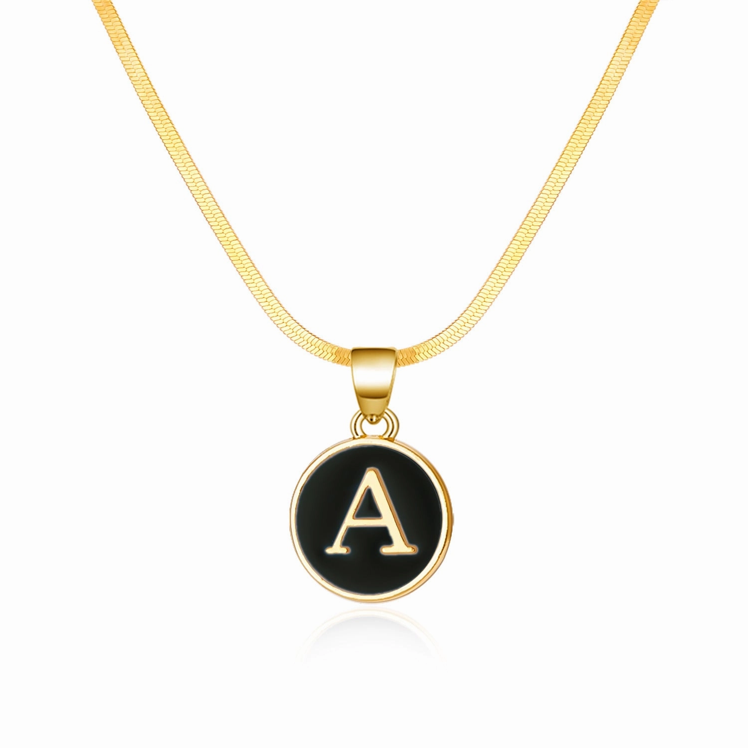 Wholesale Alloy 26 Letter Necklace