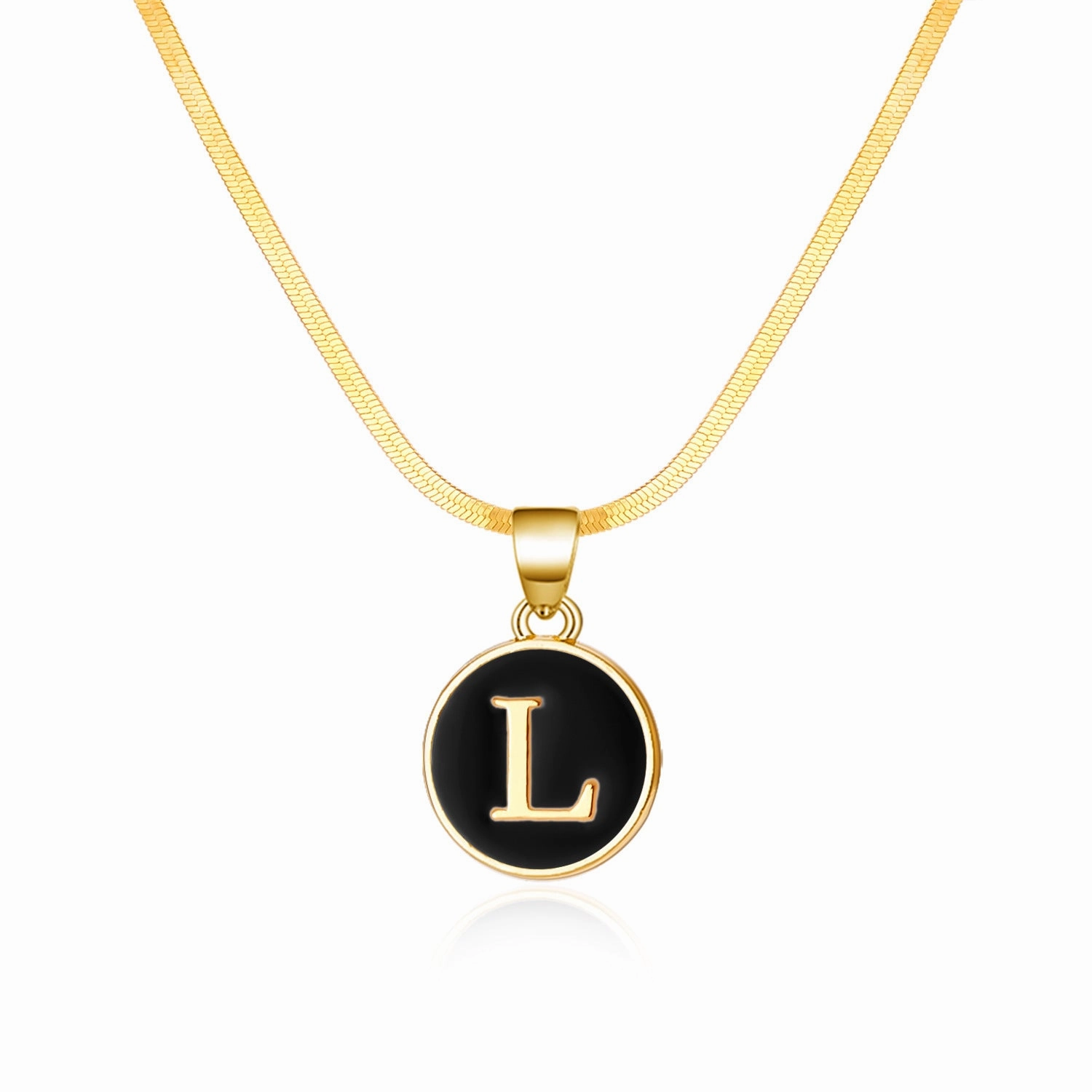 Wholesale Alloy 26 Letter Necklace