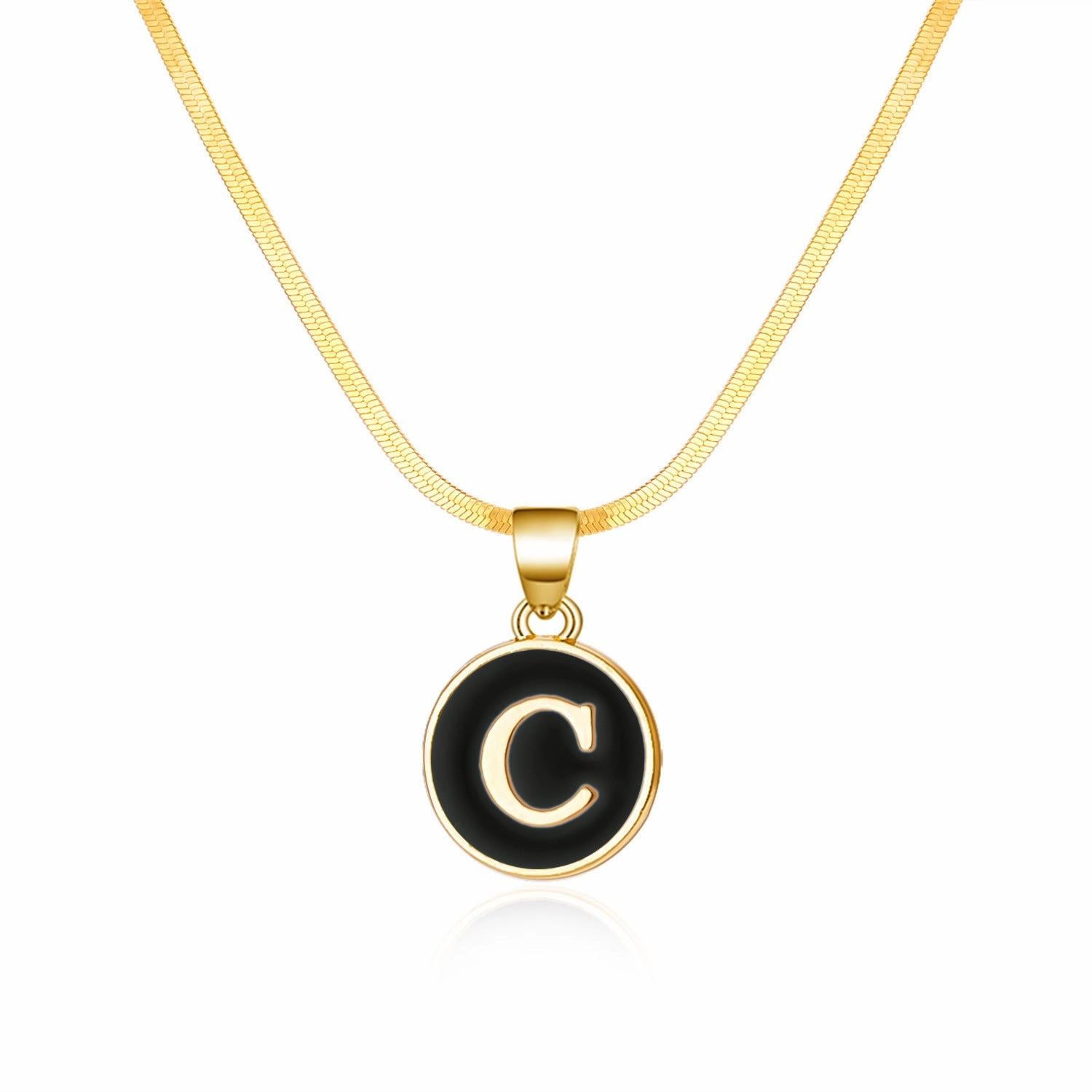 Wholesale Alloy 26 Letter Necklace