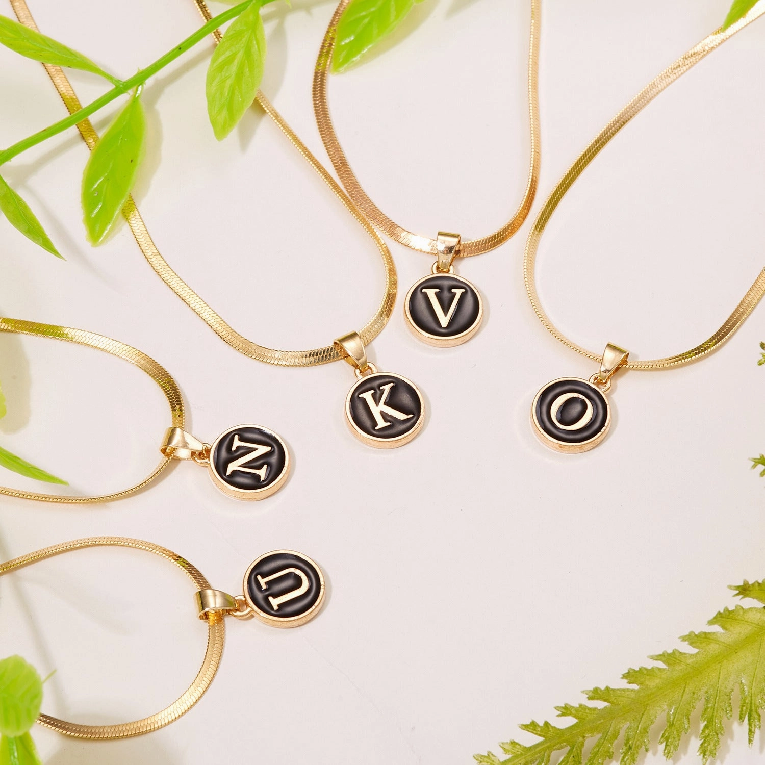 Wholesale Alloy 26 Letter Necklace