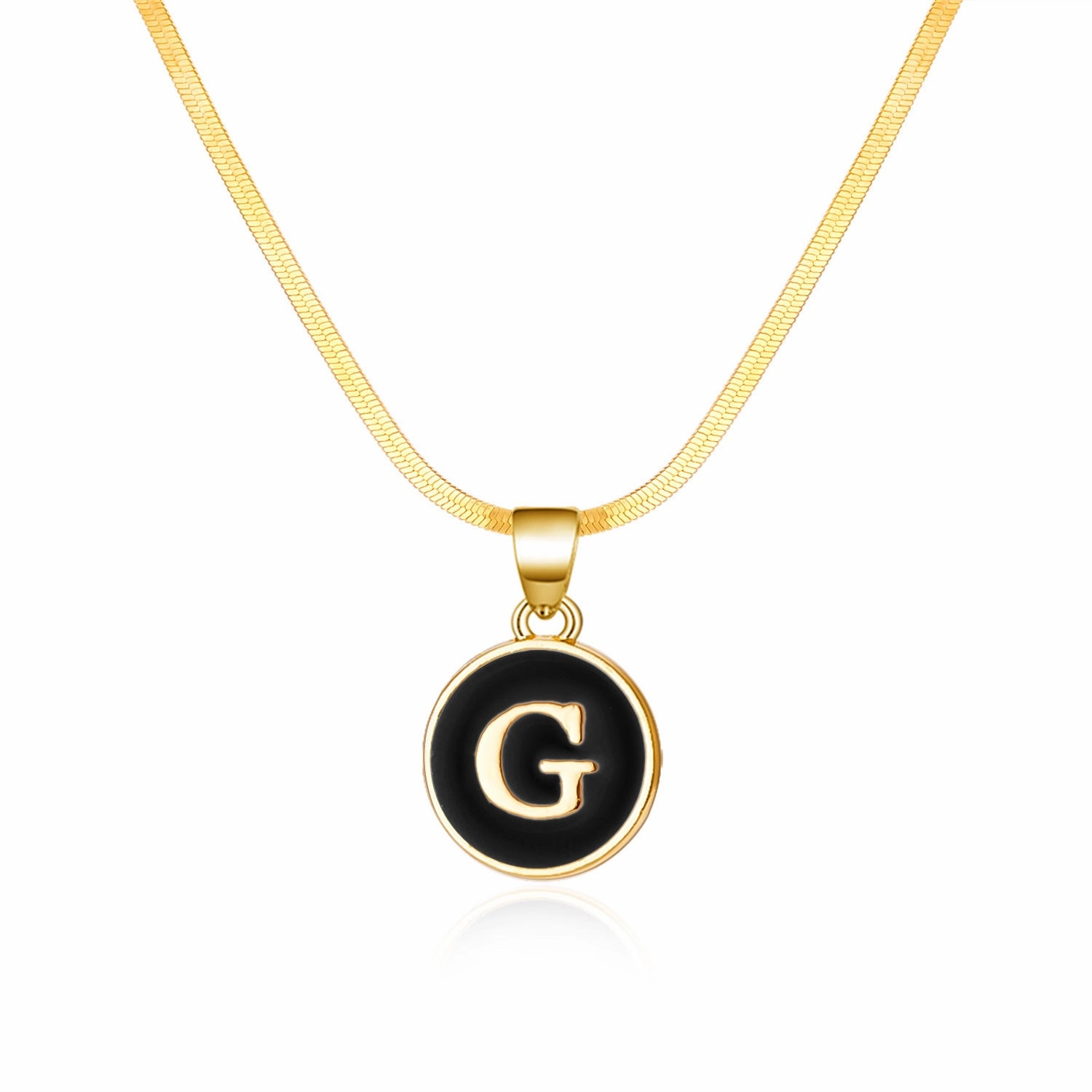 Wholesale Alloy 26 Letter Necklace