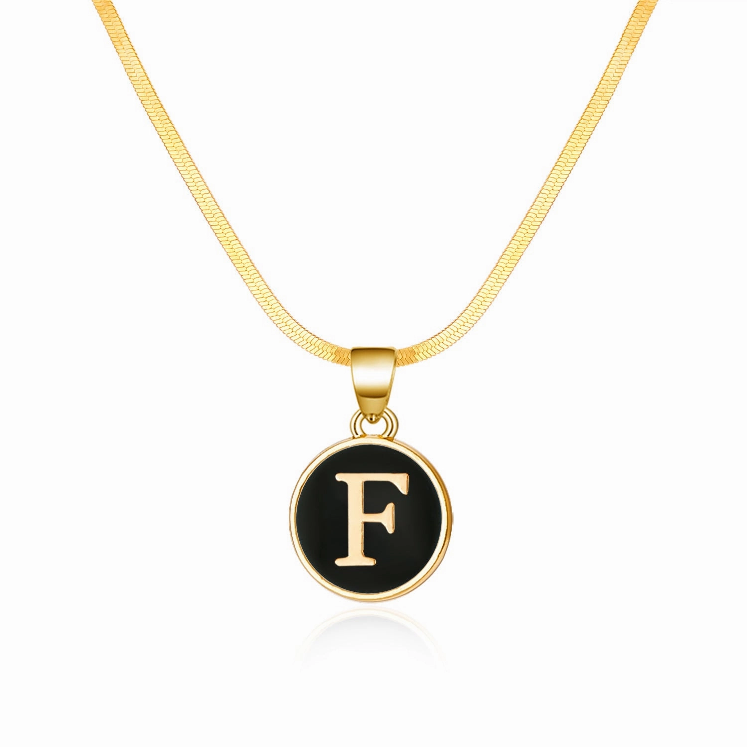 Wholesale Alloy 26 Letter Necklace