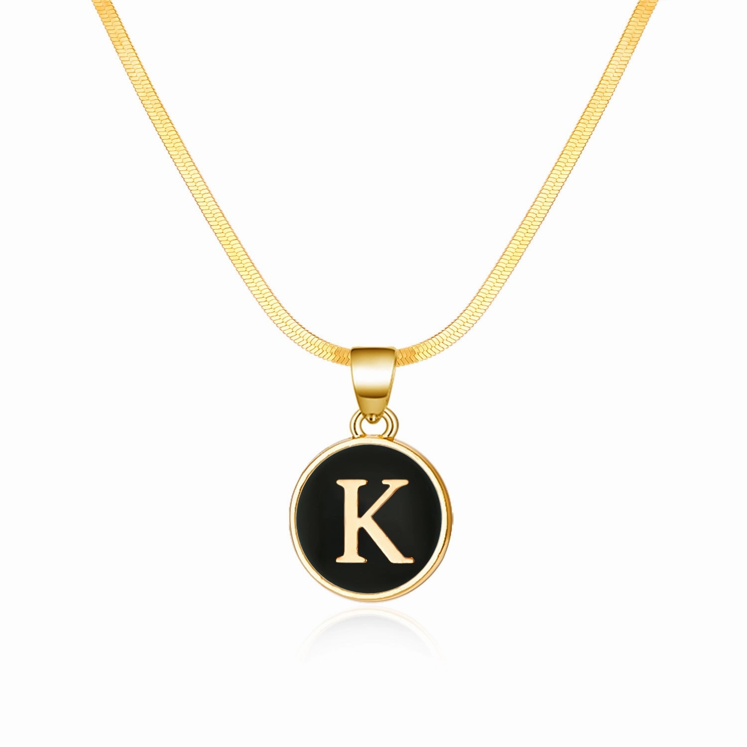 Wholesale Alloy 26 Letter Necklace