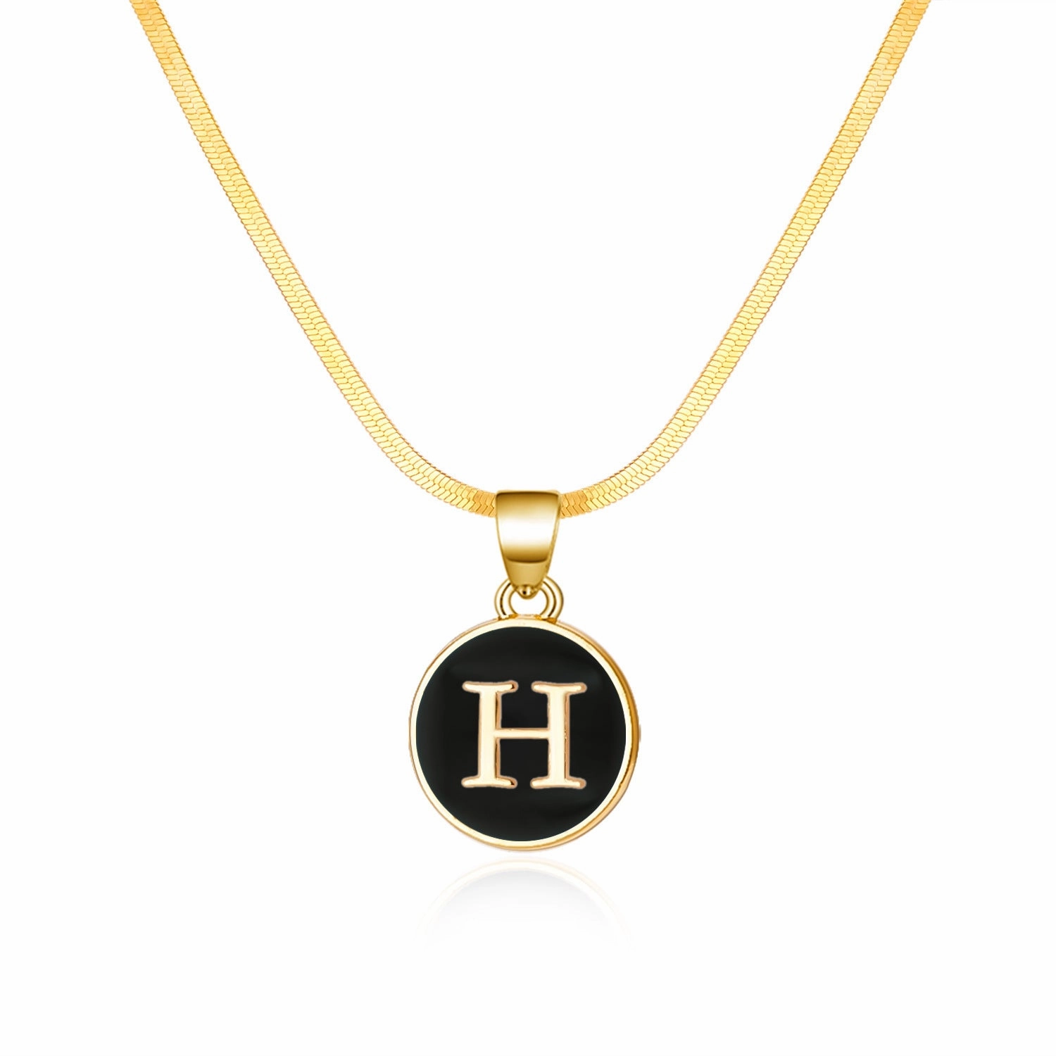 Wholesale Alloy 26 Letter Necklace