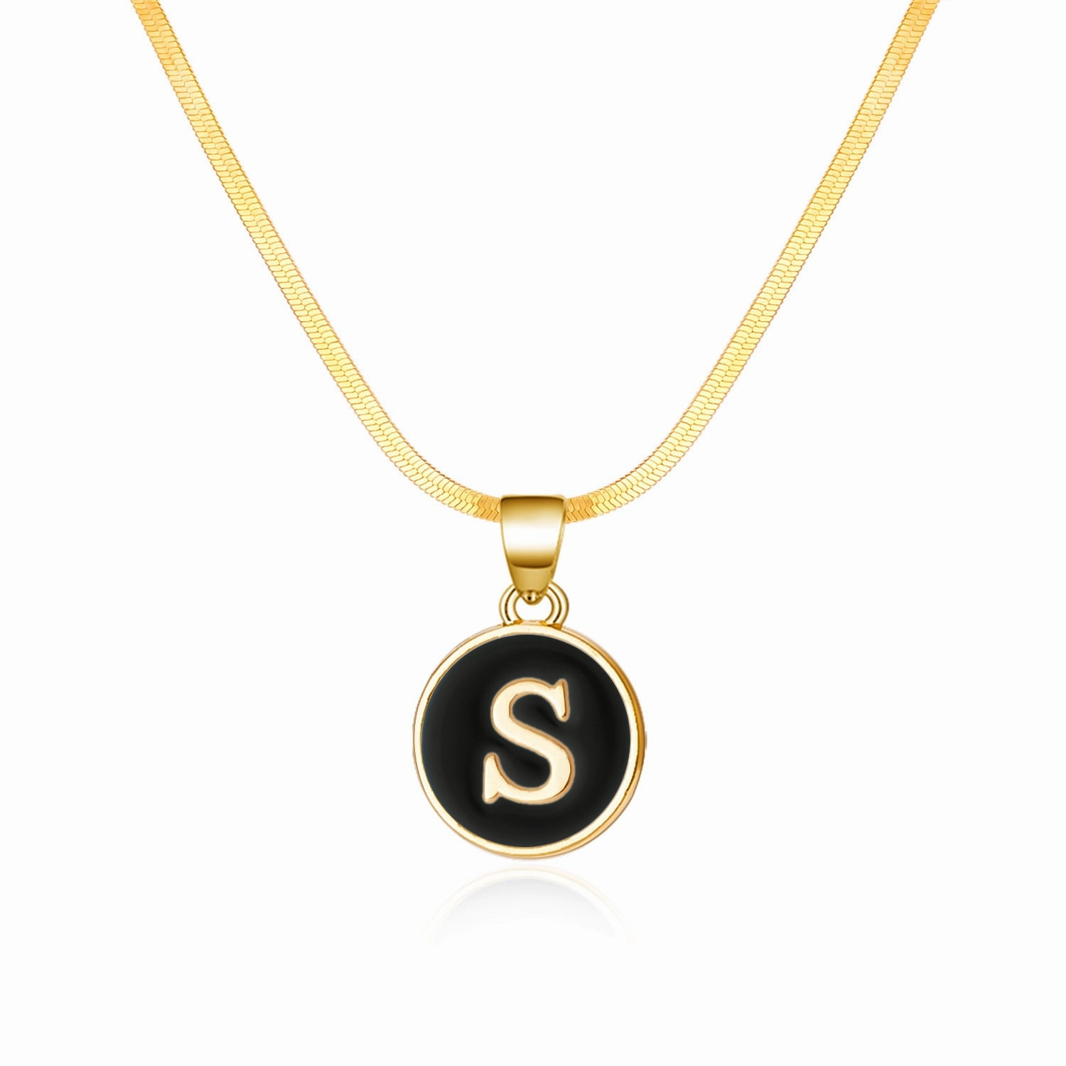 Wholesale Alloy 26 Letter Necklace