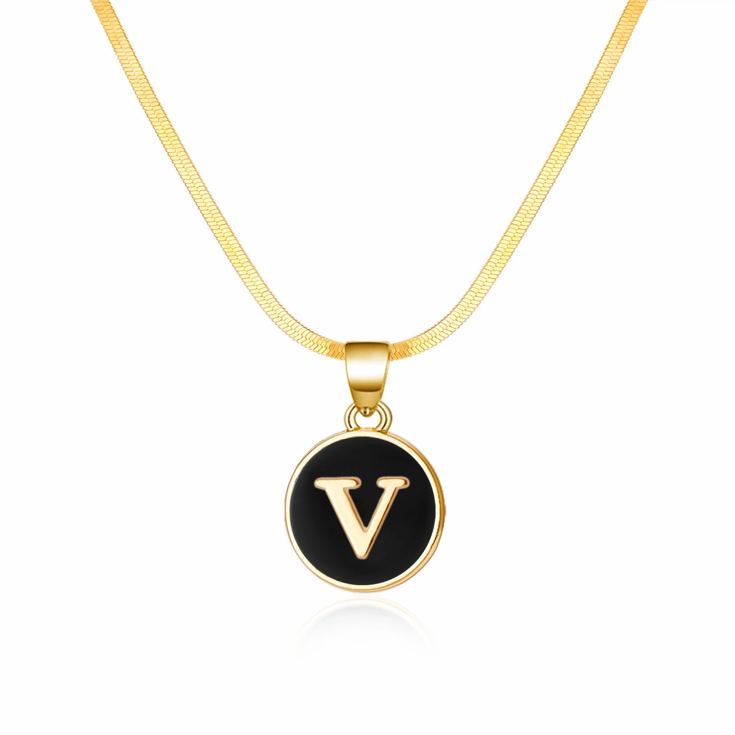Wholesale Alloy 26 Letter Necklace