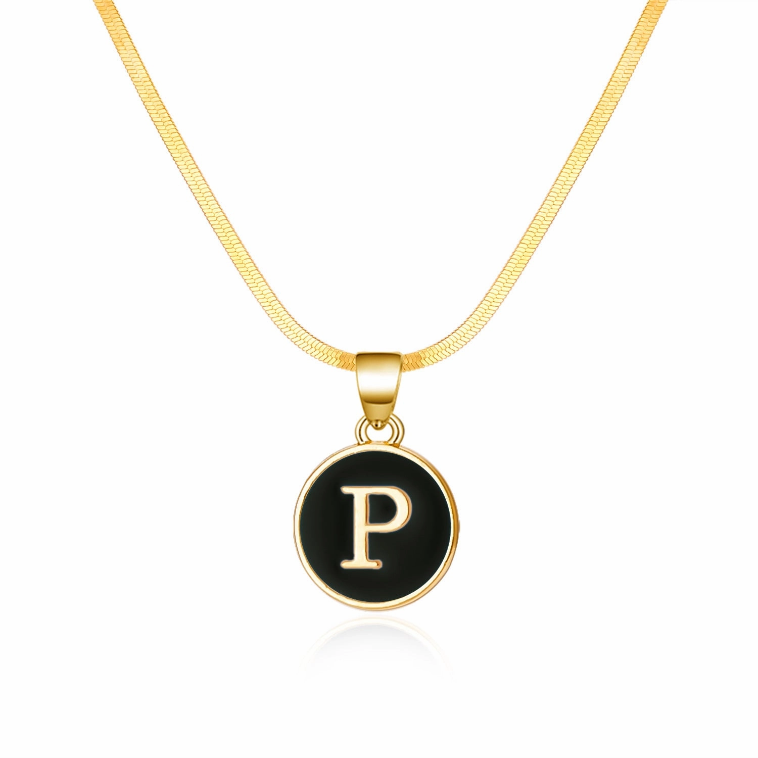 Wholesale Alloy 26 Letter Necklace