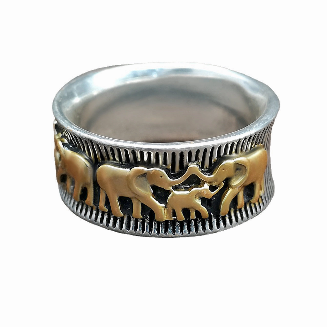 Wholesale Alloy Big and Small Elephant Rings