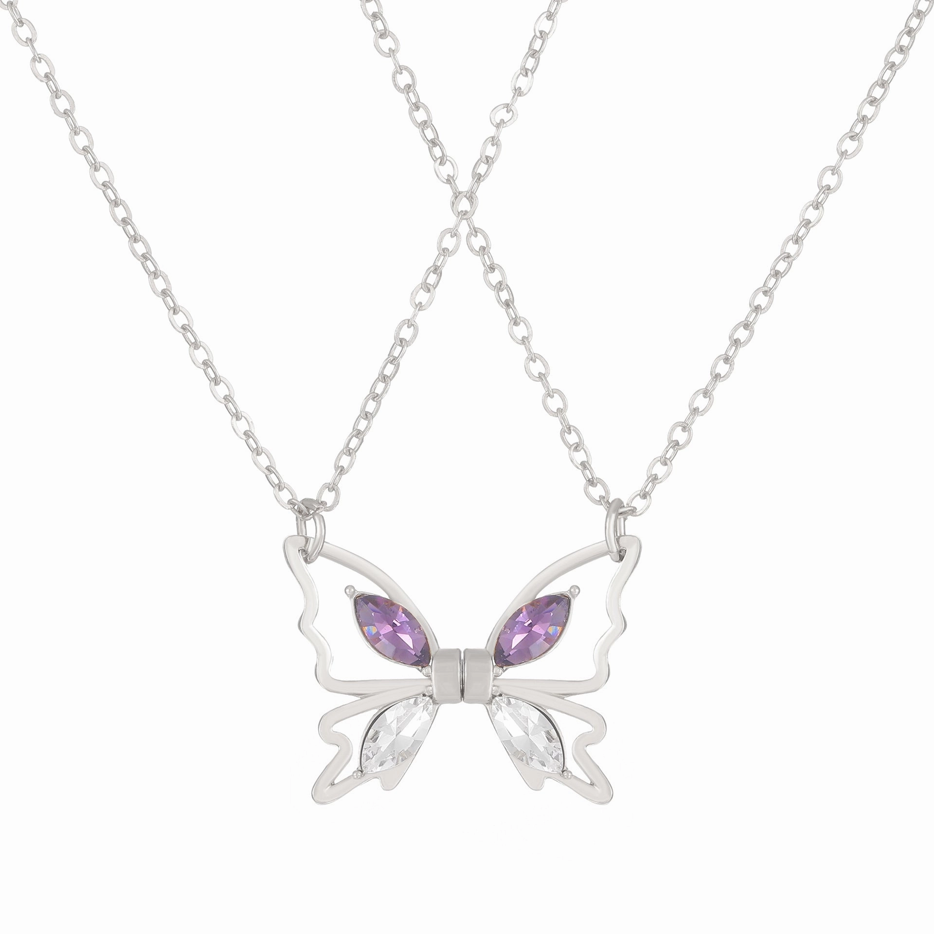 Wholesale Alloy Butterfly Necklace