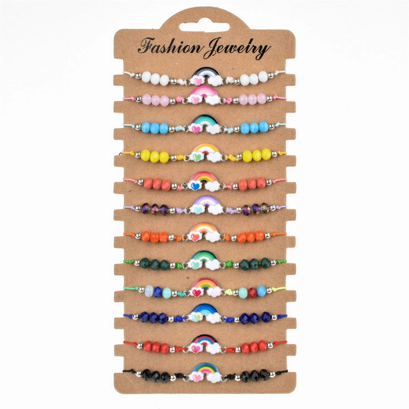 Wholesale Alloy Colored Crystal Bracelets