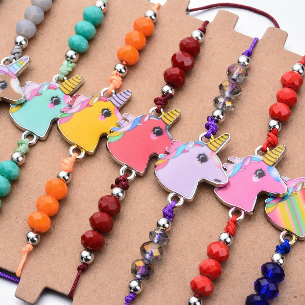 Wholesale Alloy Colored Crystal Bracelets