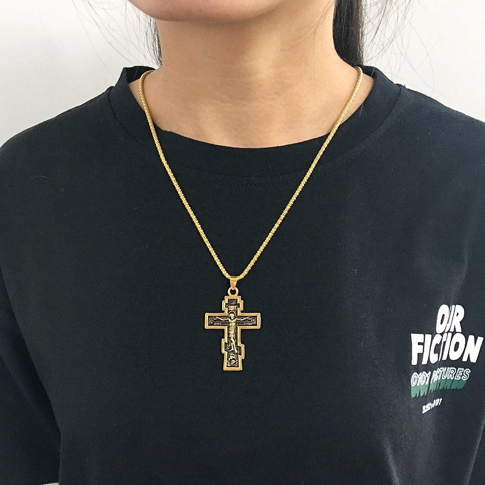 Wholesale Alloy Cross Necklace