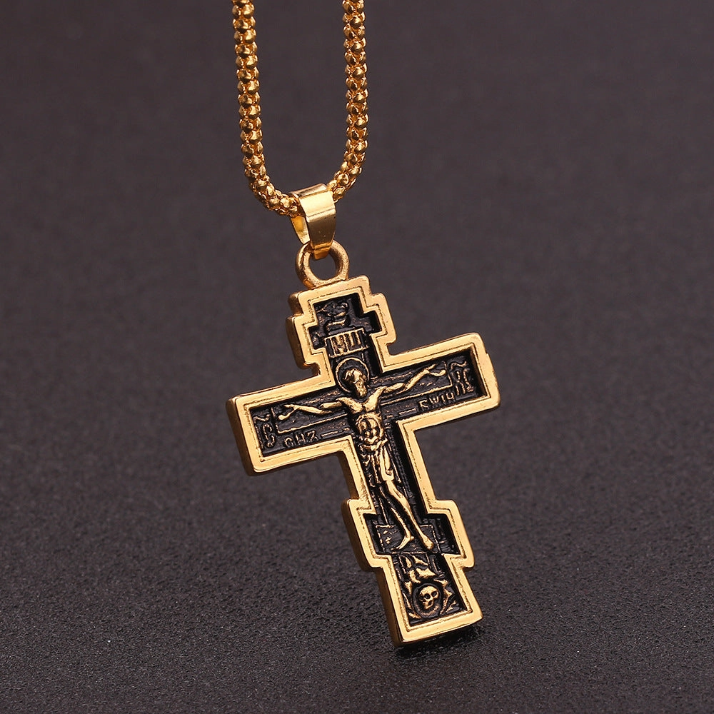 Wholesale Alloy Cross Necklace