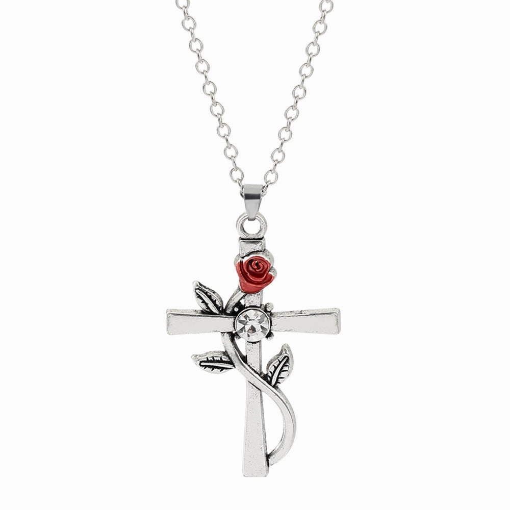 Wholesale Alloy Cross Necklace