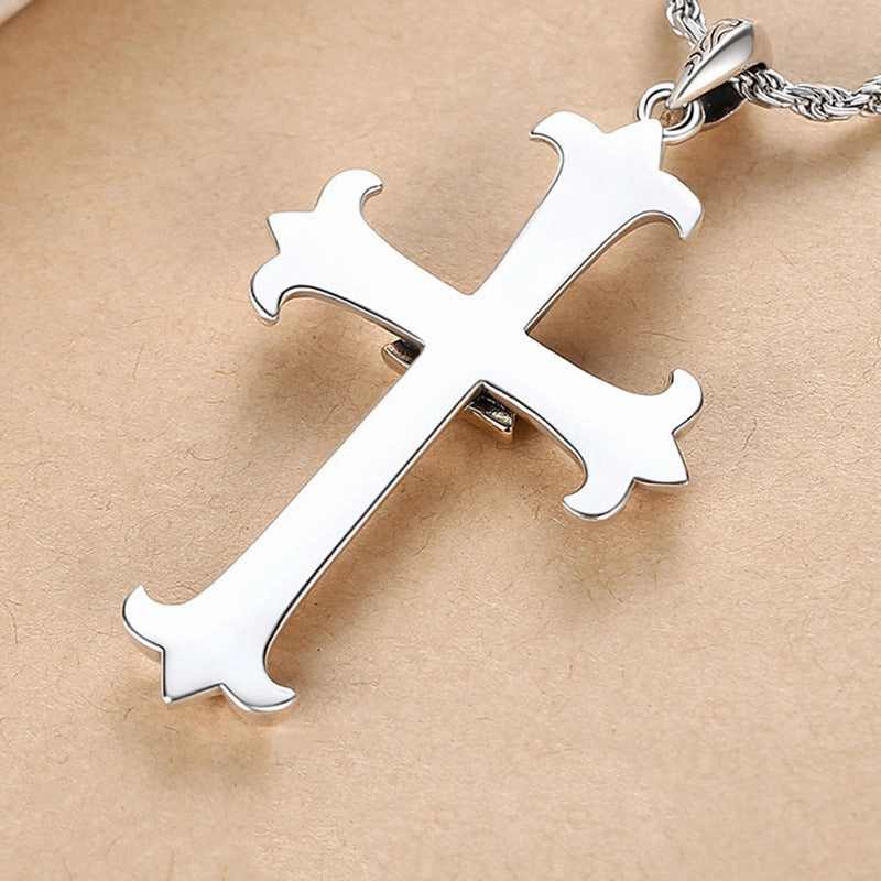 Wholesale Alloy Cross Pendant Necklace