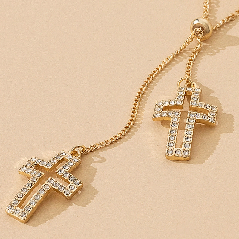 Wholesale Alloy Cross Pendant Necklace for Women