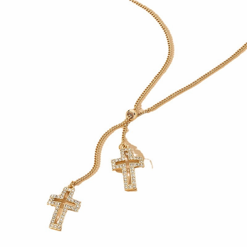 Wholesale Alloy Cross Pendant Necklace for Women