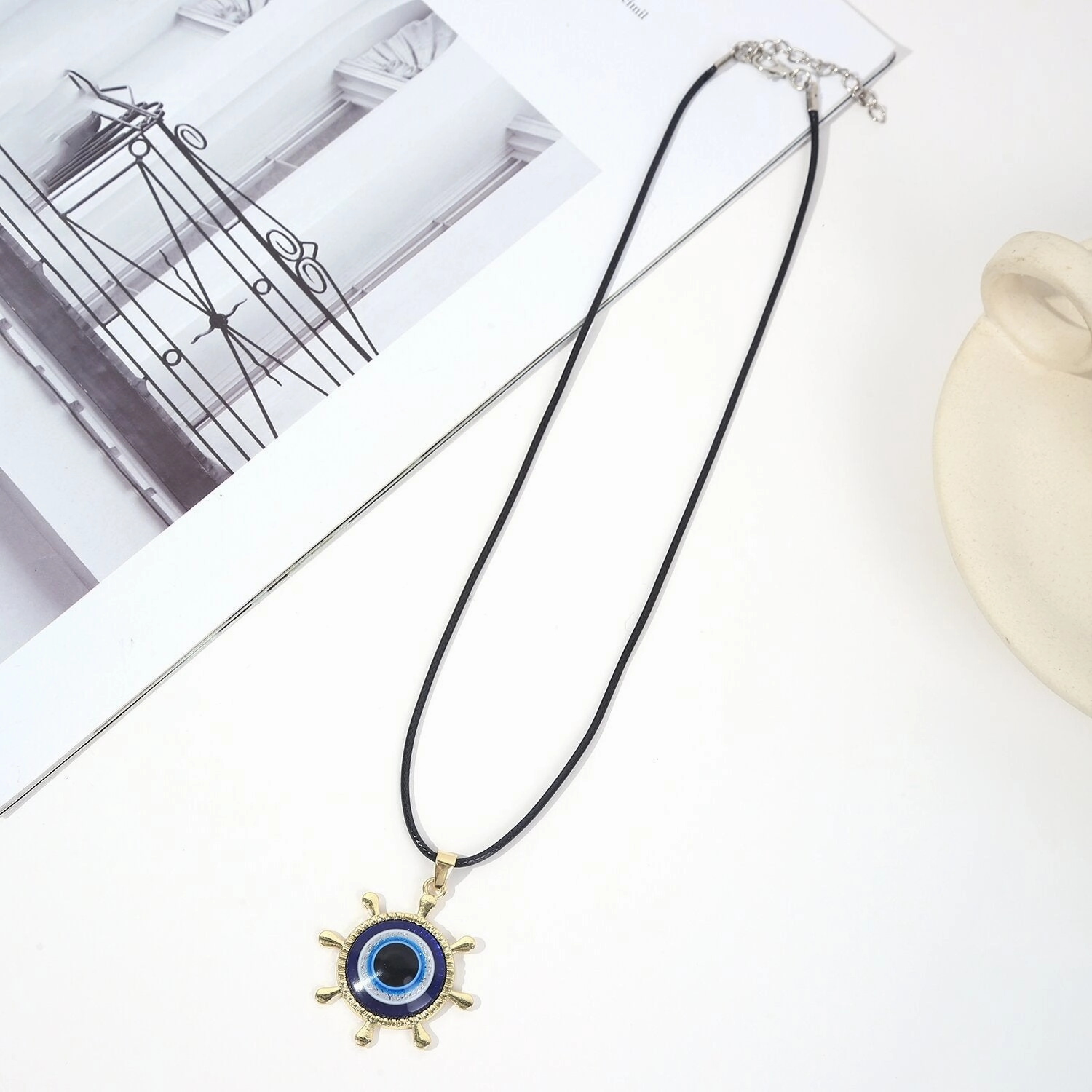 Wholesale Alloy Devil Eye Necklace