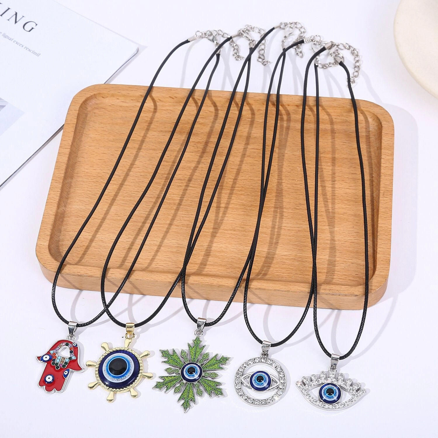 Wholesale Alloy Devil Eye Necklace