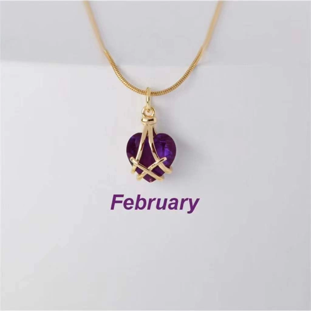 Wholesale Alloy Diamond Castle Love Necklace