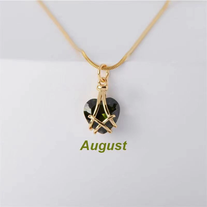 Wholesale Alloy Diamond Castle Love Necklace