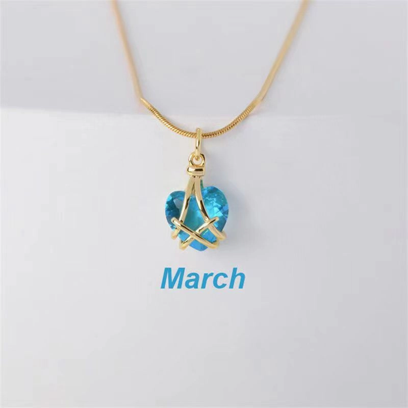 Wholesale Alloy Diamond Castle Love Necklace