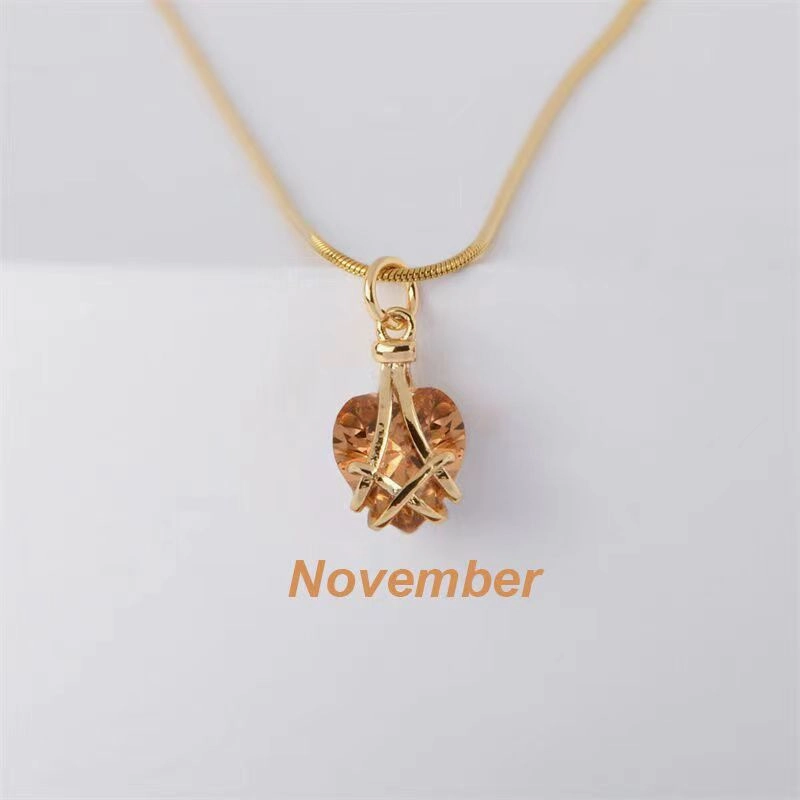 Wholesale Alloy Diamond Castle Love Necklace