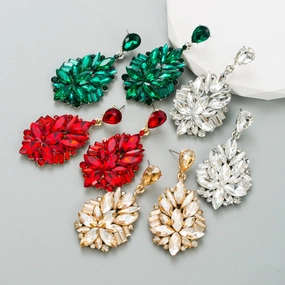 Wholesale Alloy Diamond Retro Style Earrings