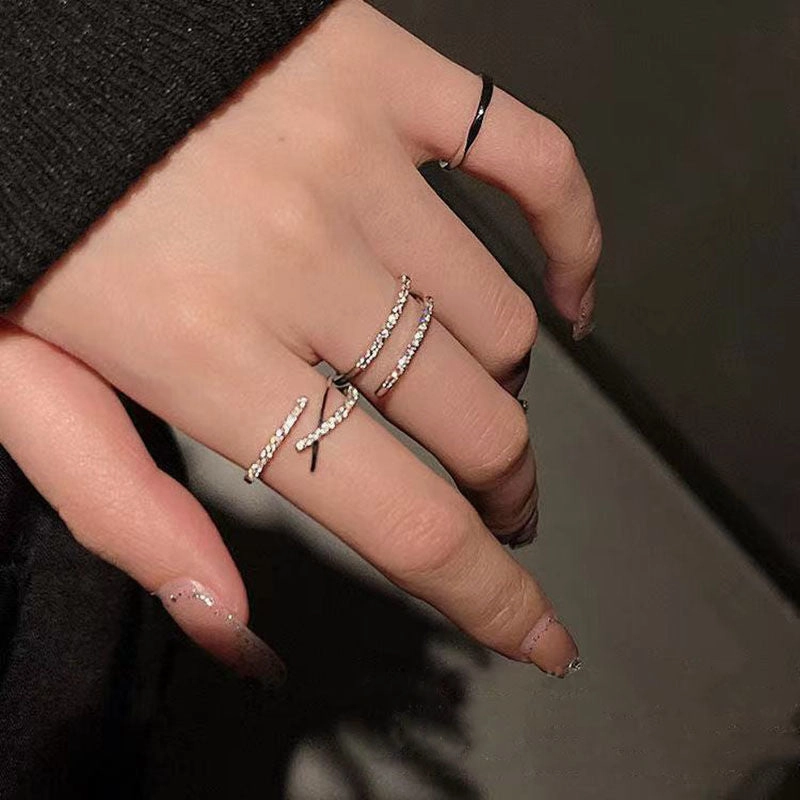 Wholesale Alloy Diamond Ring Set