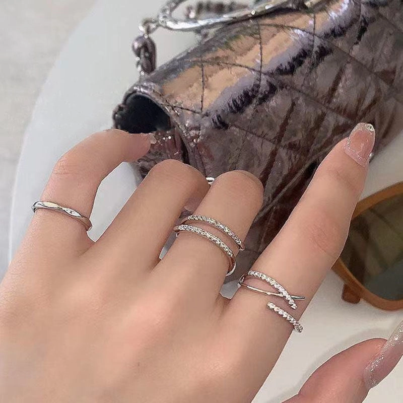 Wholesale Alloy Diamond Ring Set