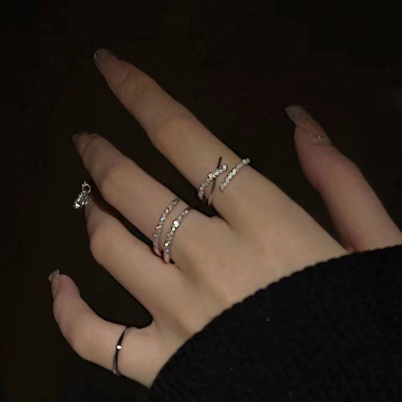 Wholesale Alloy Diamond Ring Set