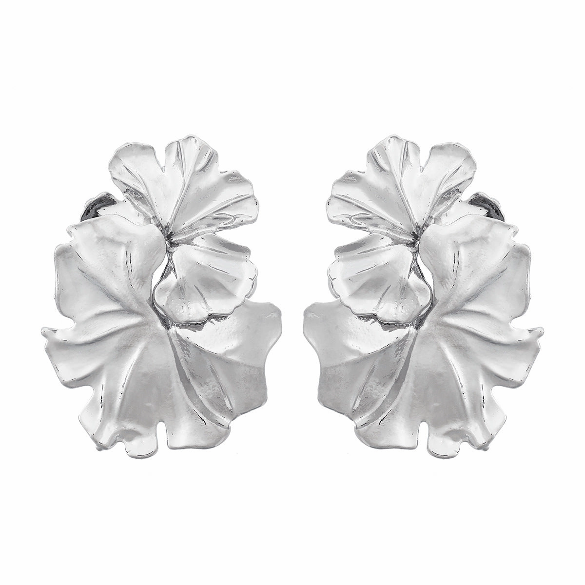 Wholesale Alloy Flower Earrings