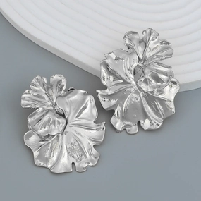 Wholesale Alloy Flower Earrings