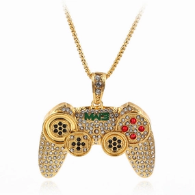 Wholesale Alloy Game Console Handle Pendant Necklace