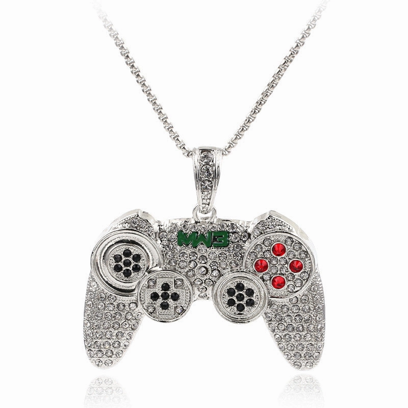 Wholesale Alloy Game Console Handle Pendant Necklace