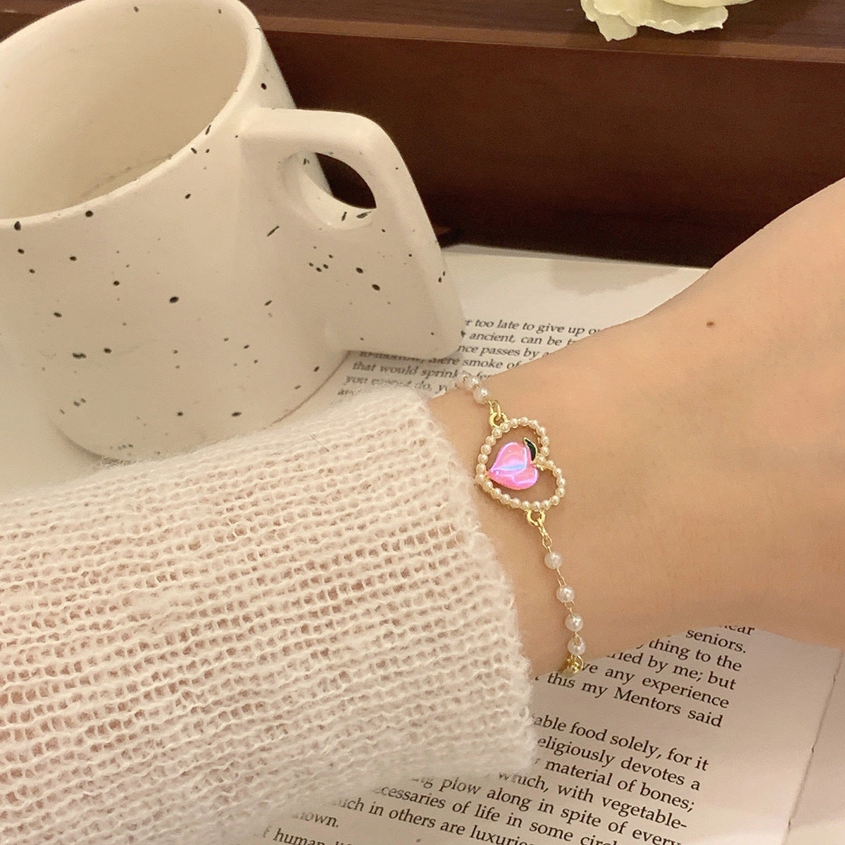 Wholesale Alloy Heart Heart Bracelet