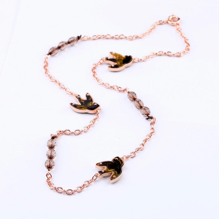Wholesale Alloy Hollow Flower Pendant Necklace