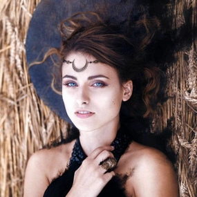 Wholesale Alloy Hollow Moon Pattern Accessories Head Chain